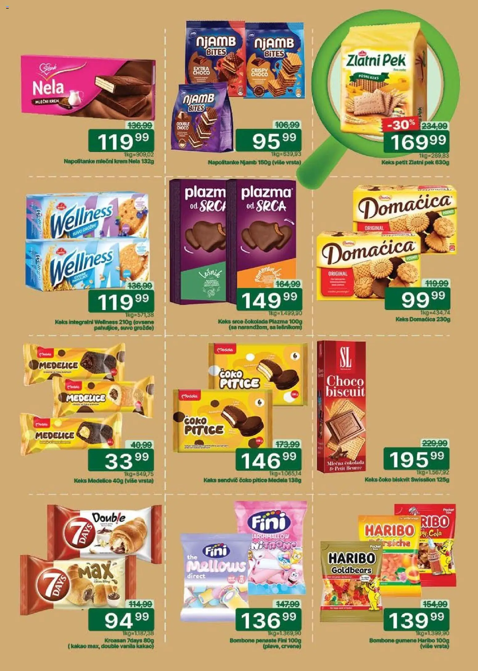 Univerexport katalog - važi od 27.04.2026 | Strana: 19 | Proizvode: Bombone, Keks, Plazma, Haribo