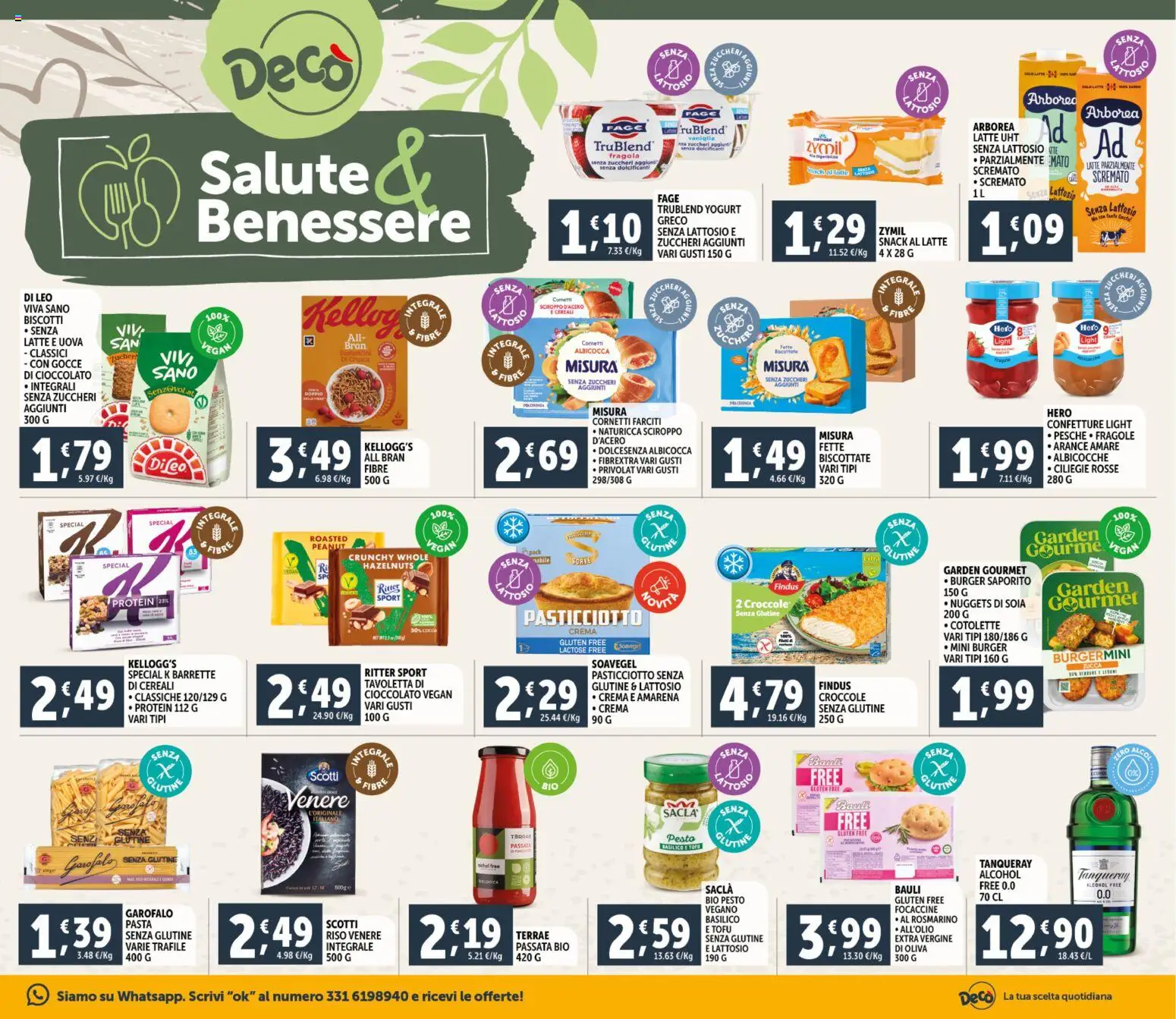 Volantino Decò del 20.01.2026 | Pagina: 9 | Prodotti: Uova, Cereali, Basilico, Amarena