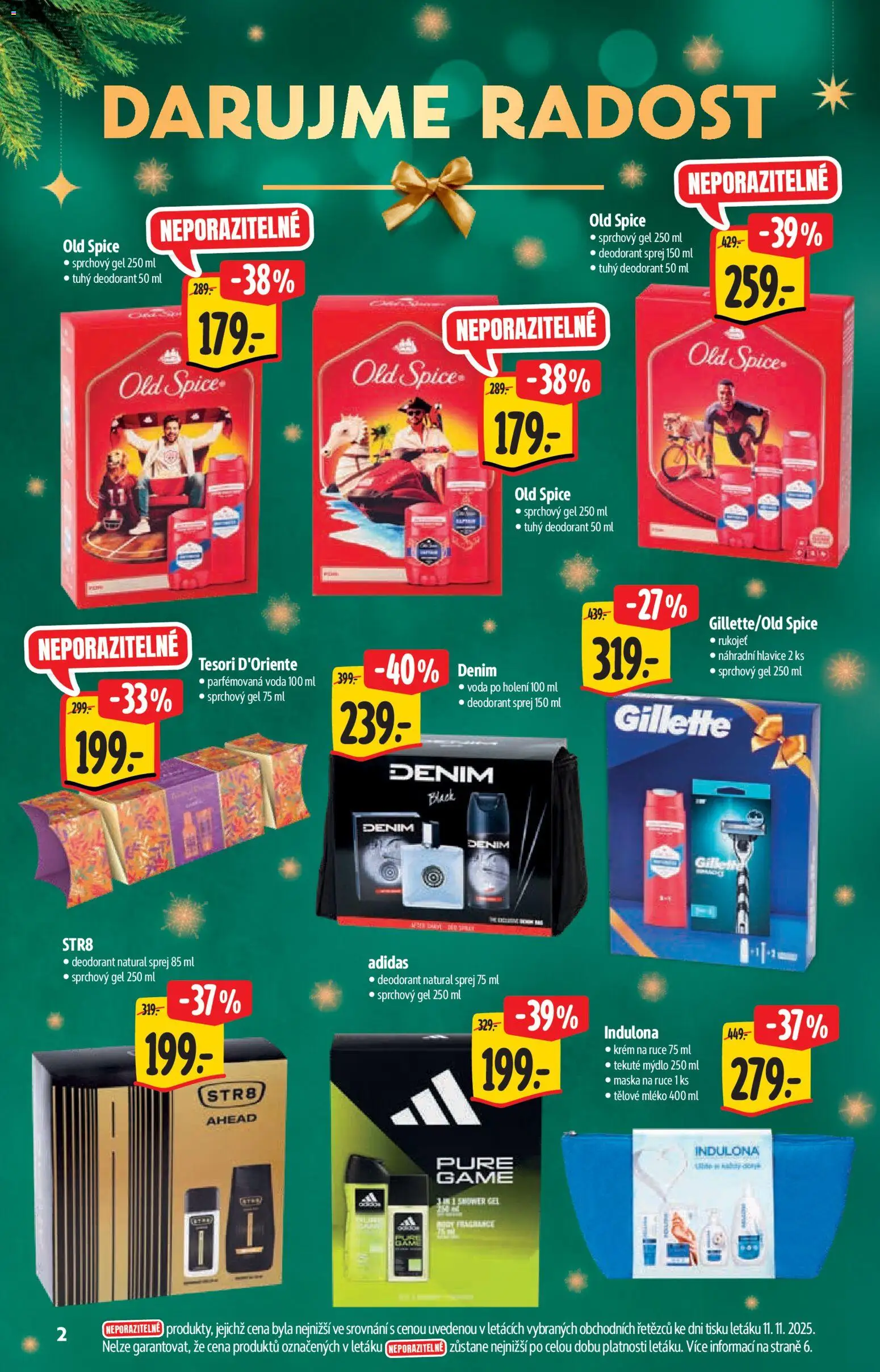 Albert katalog - Supermarket - Vianoce od 19.11.2025 | Strana: 2 | Produkty: Tělové mléko, Mýdlo, Krém, Maska
