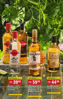 Pogląd oferty "RUM HACIENDA CARIBE, 37,5%, 700 ML" - ważna od 06.10.2025 | Strona: 30