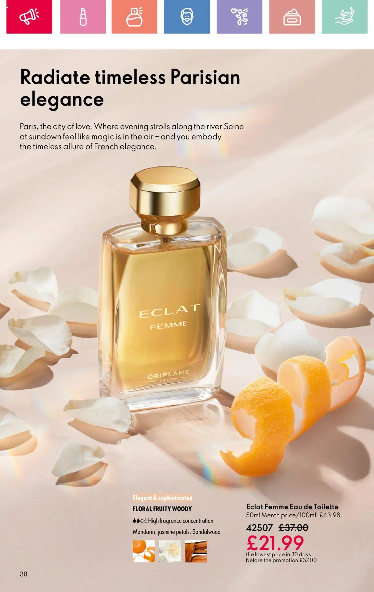  | Page: 38 | Products: Fragrance, Eau de toilette