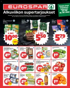 Katso Tokmanni - EUROSPAR Ylöjärvi Ruokasanomat voimassa alkaen 28.07.2025