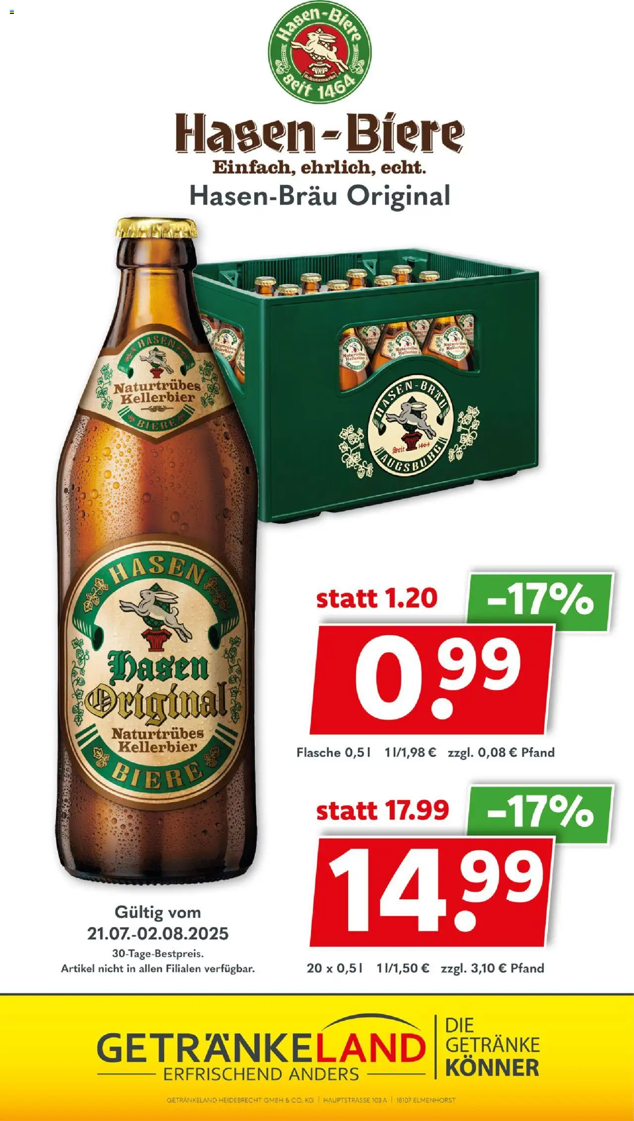 Getränkeland Prospekt 	 - gültig ab dem 21.07.2025 | Seite: 13