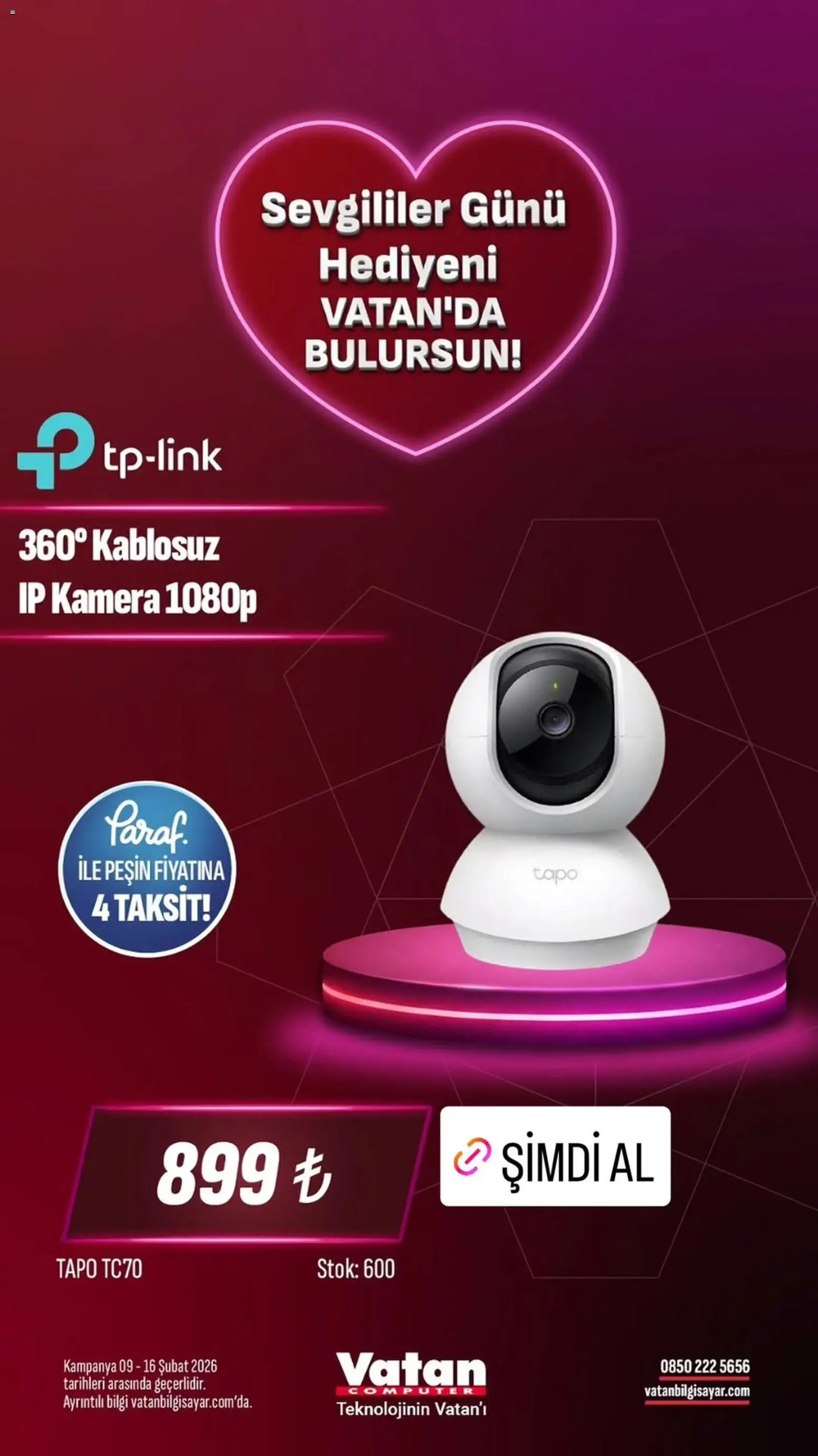 Vatan Bilgisayar İndirim - 09.02.2026 tarihinden itibaren geçerlidir | Sayfa: 7