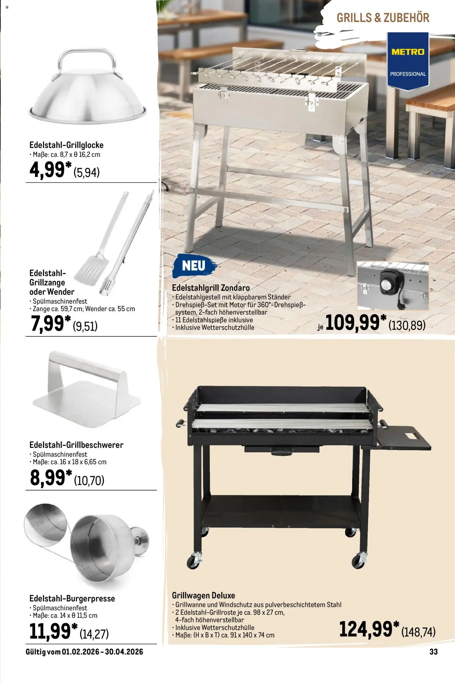 Metro Outdoor für Profis – gültig ab 01.02.2026 | Seite: 33