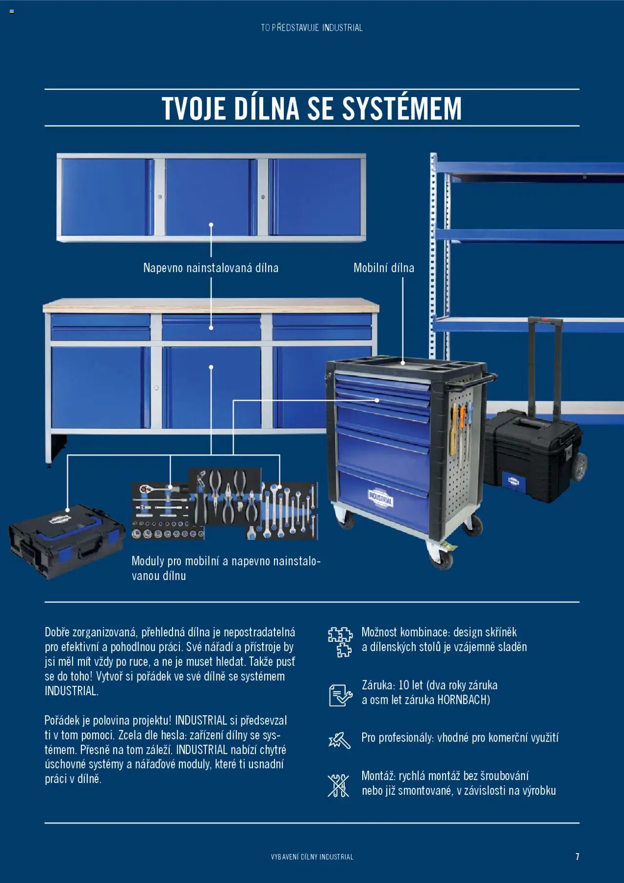 HORNBACH katalog - INDUSTRIAL - Systém vybavení dílny od 06.02.2025 | Strana: 7 | Produkty: Nářadí