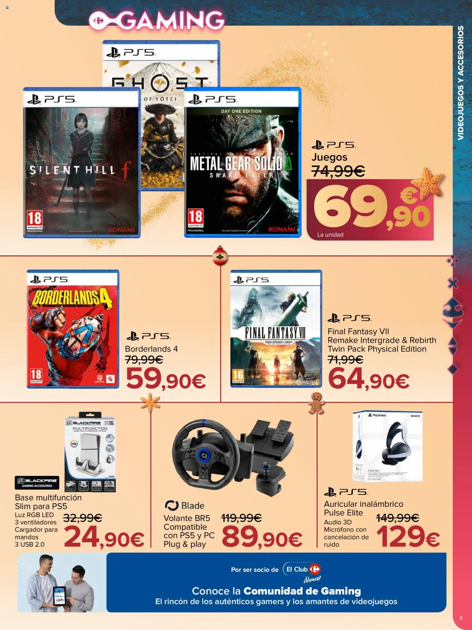 Carrefour folleto │ válido desde el 10.12.2025 | Página: 9 | Productos: PC, Audio, Micrófono, USB