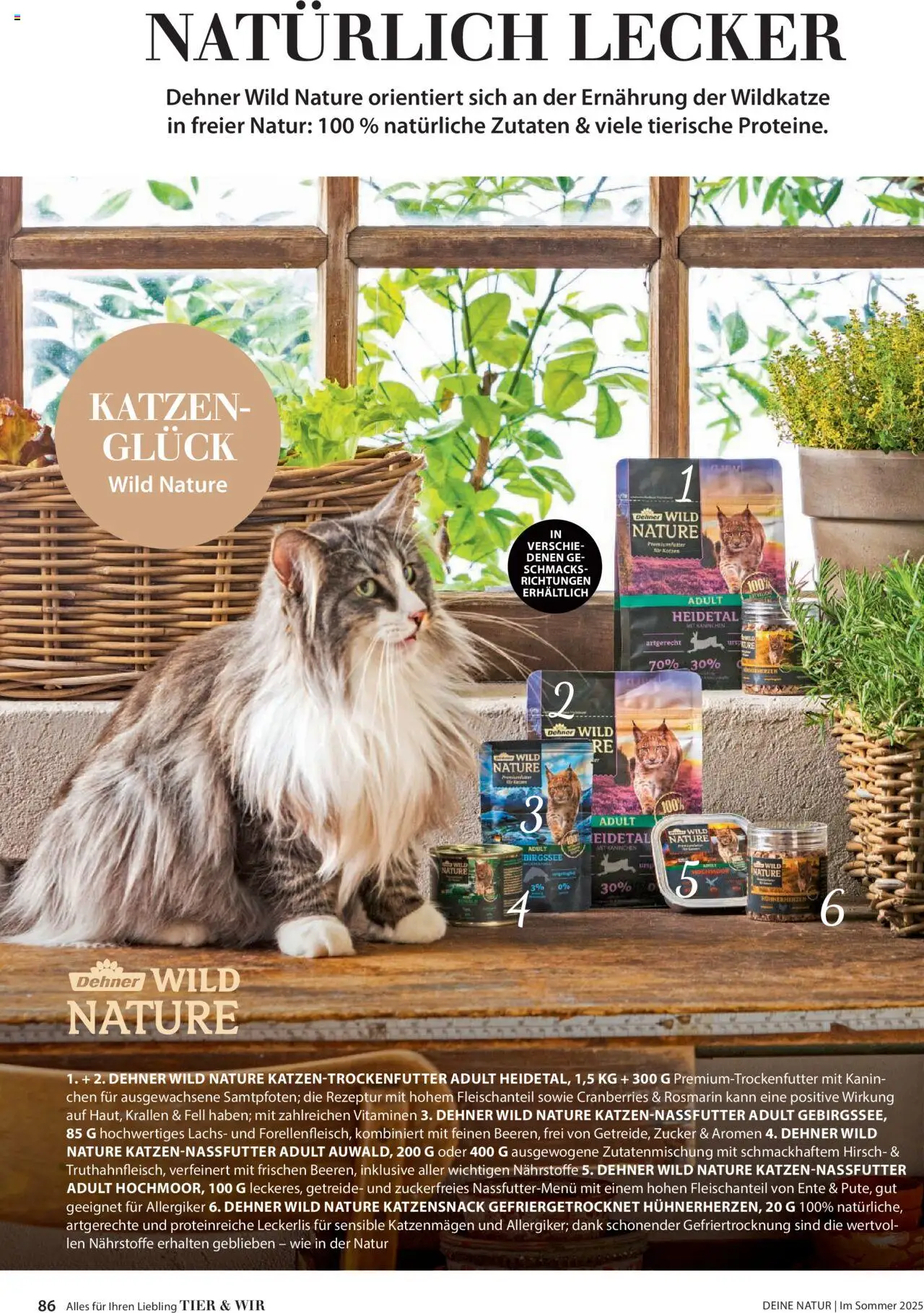 Dehner Prospekt - Deine Natur – gültig ab 23.04.2025 | Seite: 86 | Produkte: Kaninchen, Lachs, Zucker, Getreide