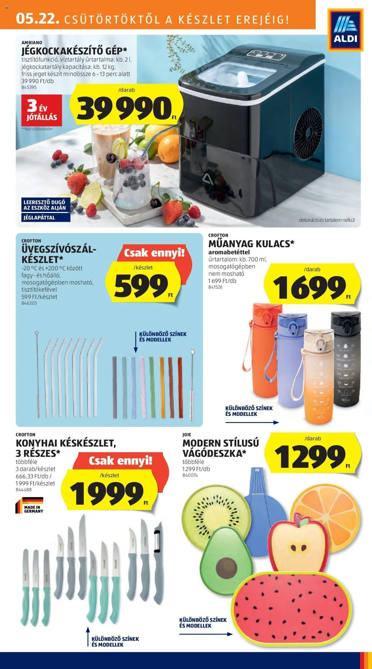 Aldi akciós ujság - amely érvényes a következő dátumtól: 29.05.2025 | Oldal: 23 | Termékek: Dekoráció