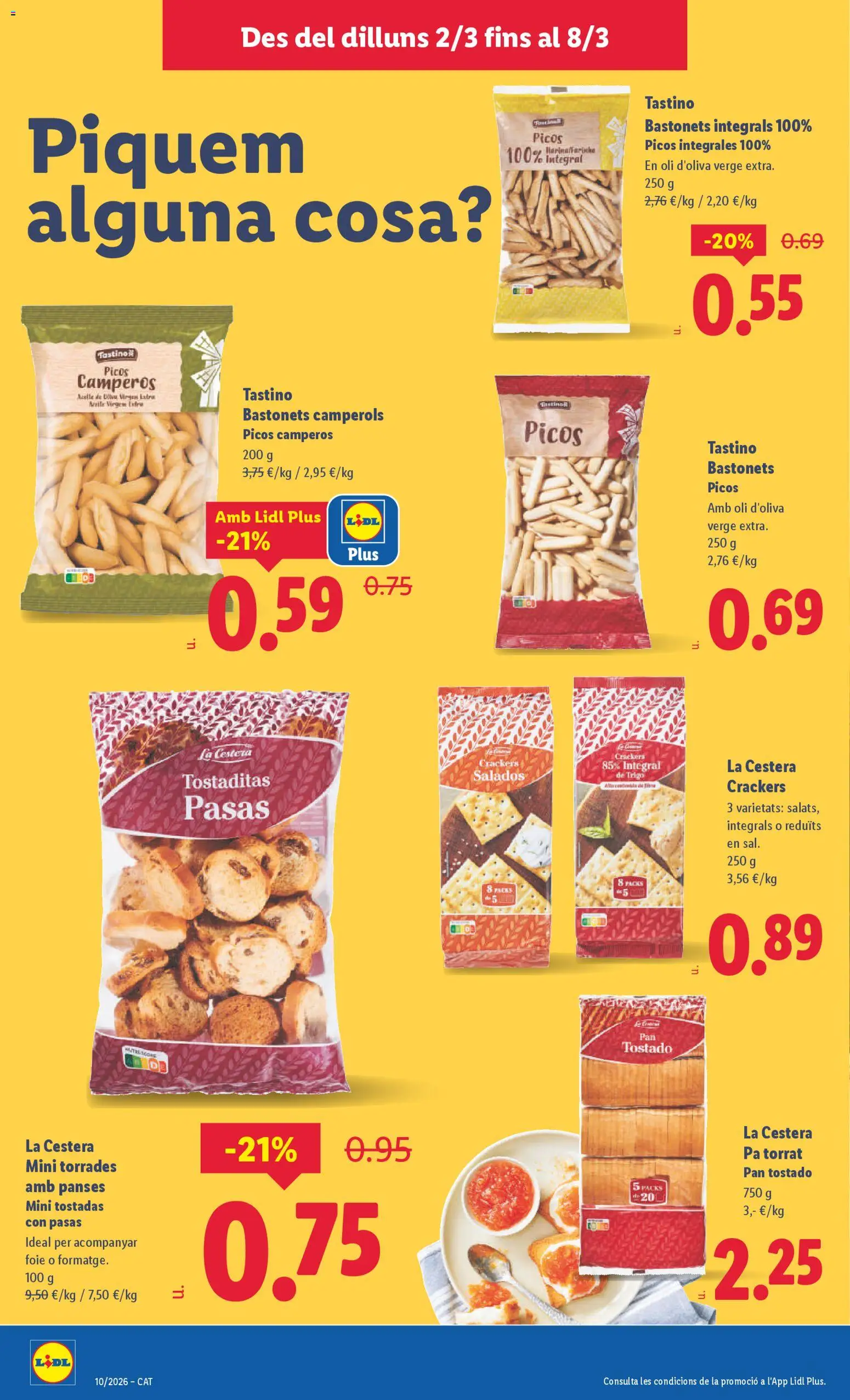 Lidl folleto │ válido desde el 02.03.2026 | Página: 12 | Productos: Pan