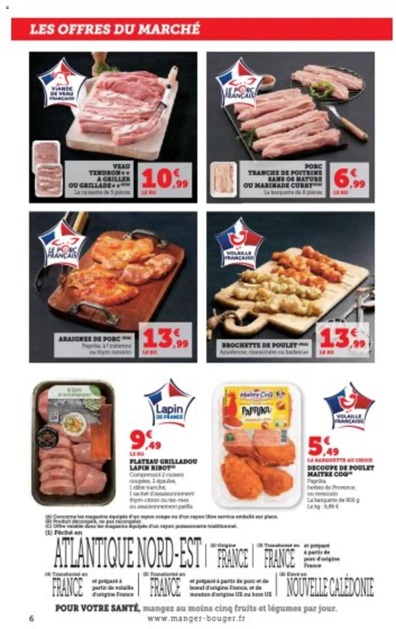  | Page: 6 | Produits: Paprika, Lapin, Viande, Porc