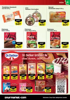 Onur Market Katalog - 02.09.2025 tarihinden itibaren geçerlidir | Sayfa: 5 | Ürünler: Krem, Çikolata, Mısır