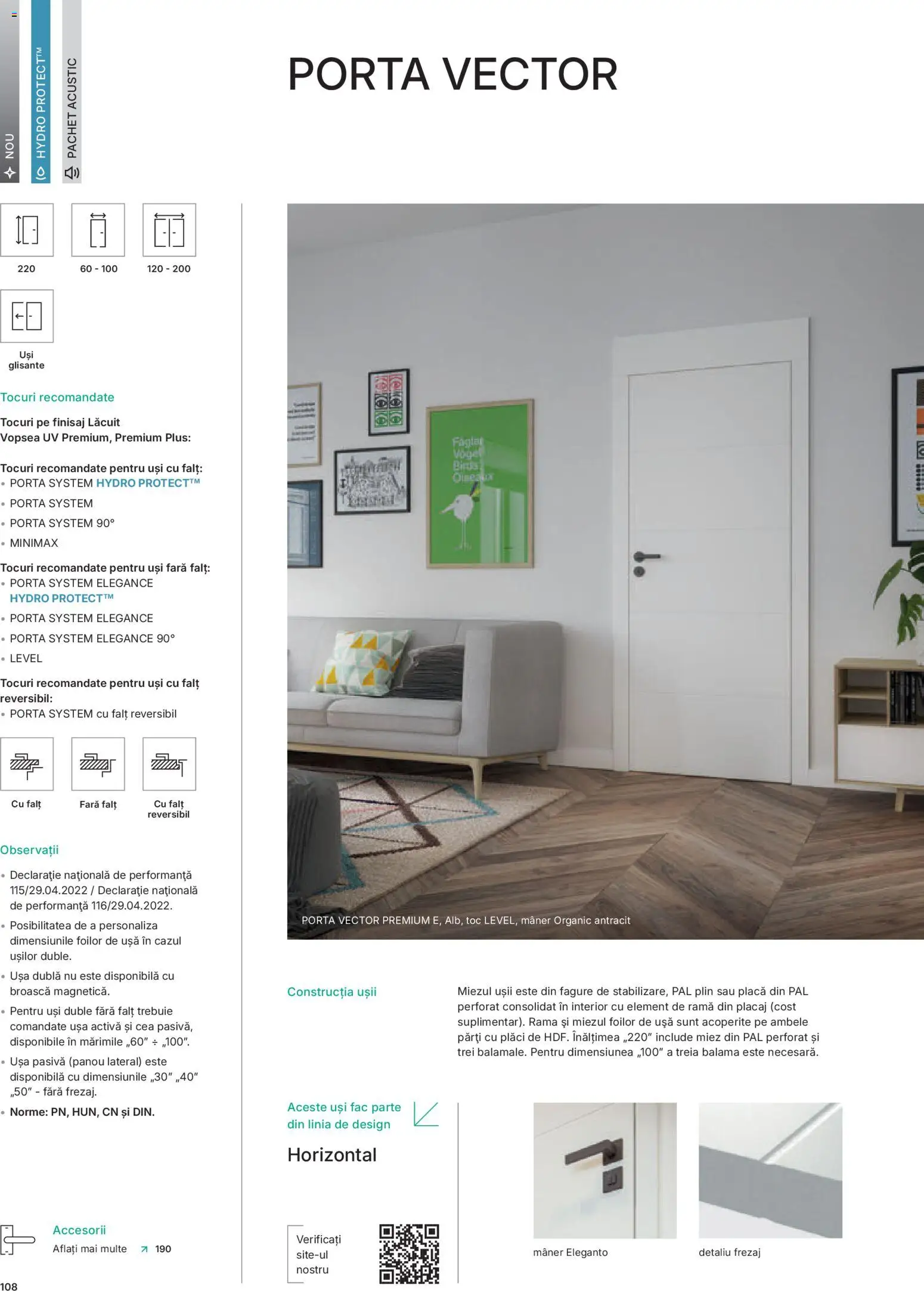 Noul catalog Proges – valabil de la 13.02.2026 | Pagină: 111 | Produse: Vopsea, Mâner, Ușă