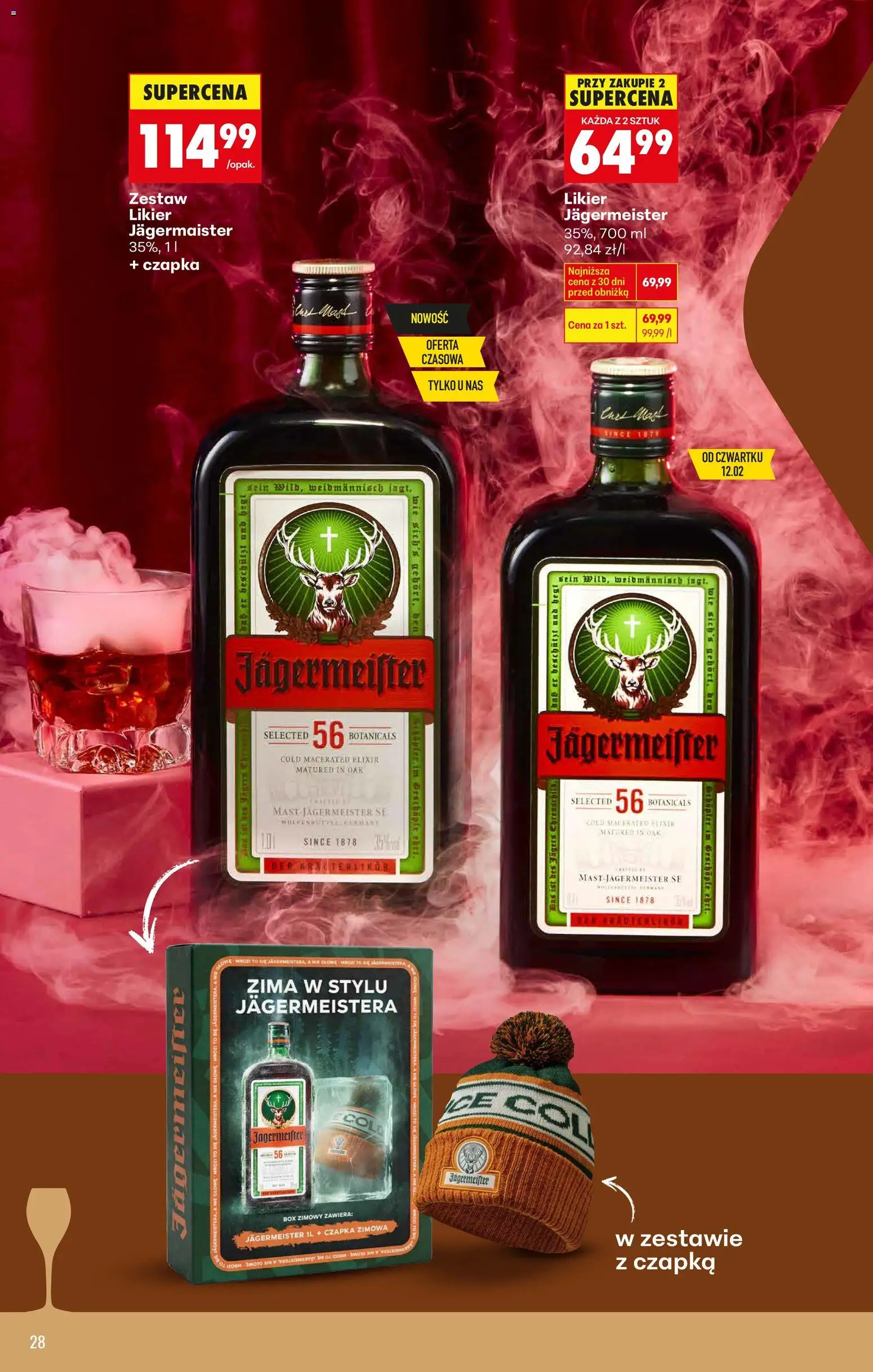 Biedronka Polsko leták - Czas na toast od 09.02.2026 | Strana: 36 | Produkty: Jägermeister, Box
