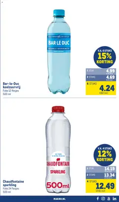Makro - Folder - Voorbeeld van een folder van Makro, geldig van 08.10.2025 | Pagina: 59 | Producten: Fles, Mineraalwater