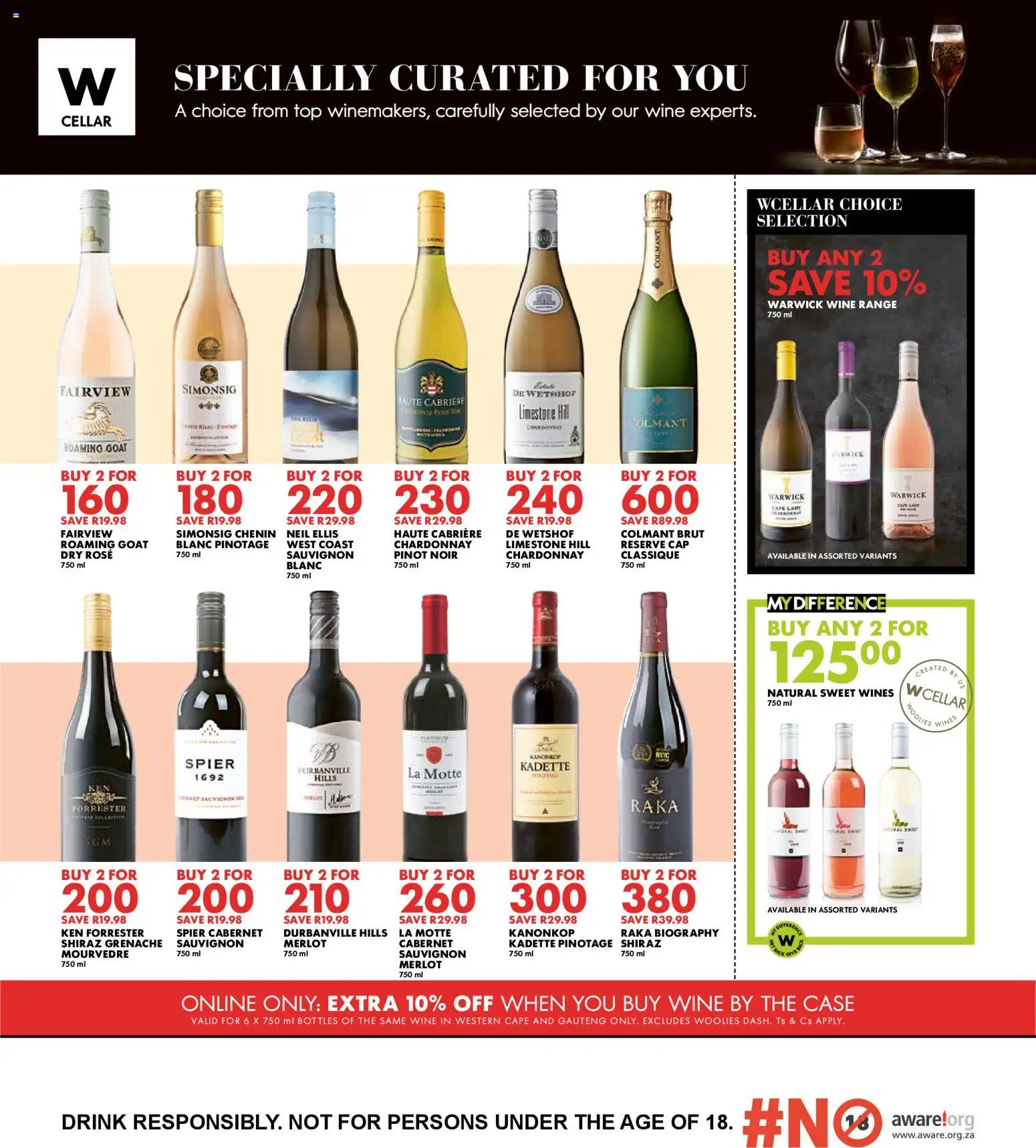 New Woolworths catalogue – valid from 20.04.2026 | Page: 9 | Products: Cap, Case, Wine