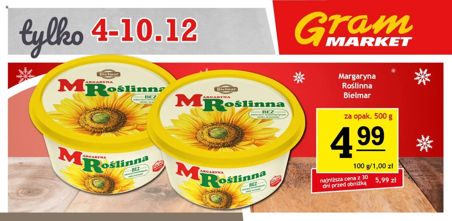 Gram Market Gazetka - Billboard od 04.10.2025 | Strona: 2 | Produkty: Mleka, Margaryna