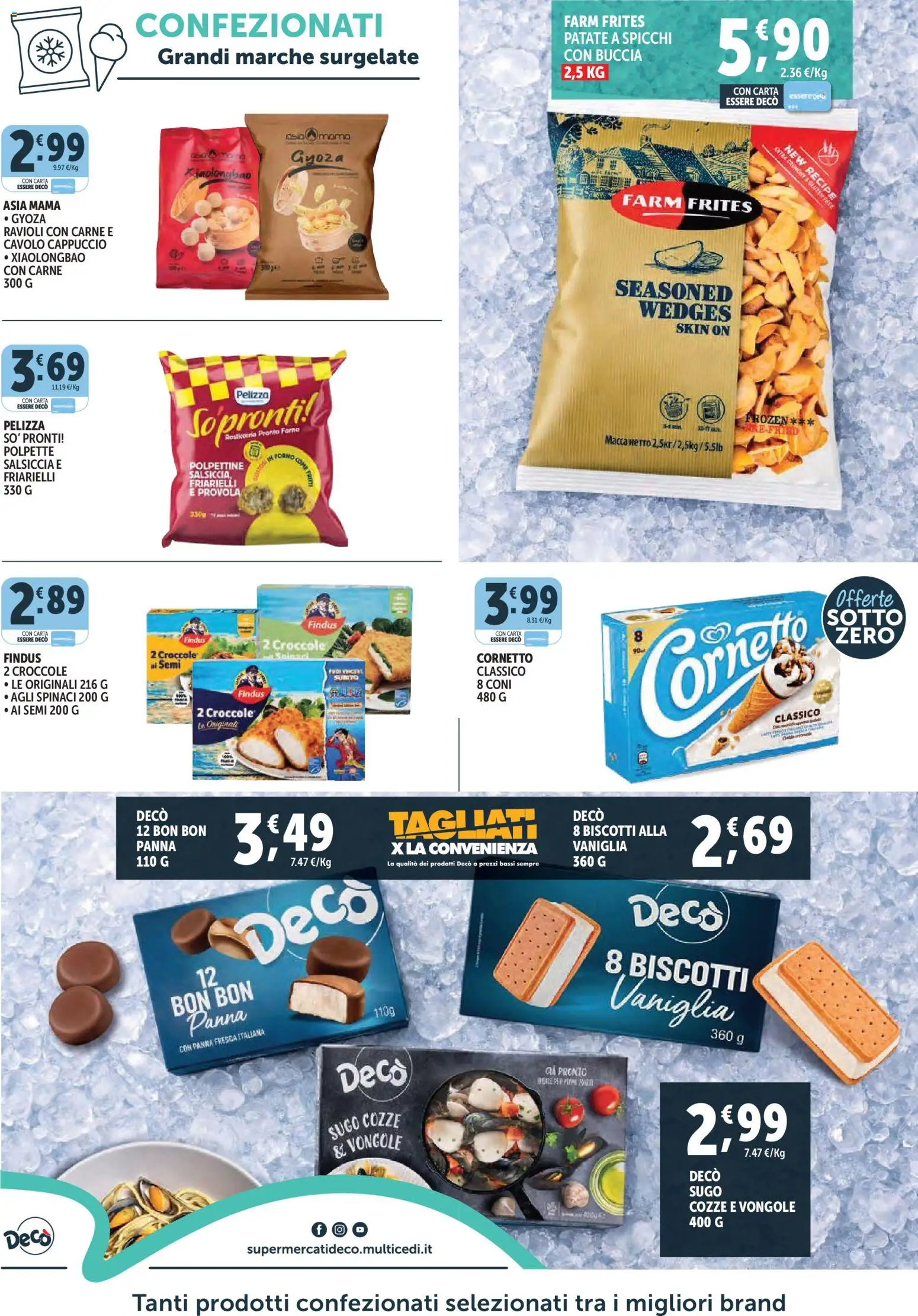 Volantino Decò del 09.04.2026 | Pagina: 7 | Prodotti: Patate, Salsiccia, Spinaci, Polpette