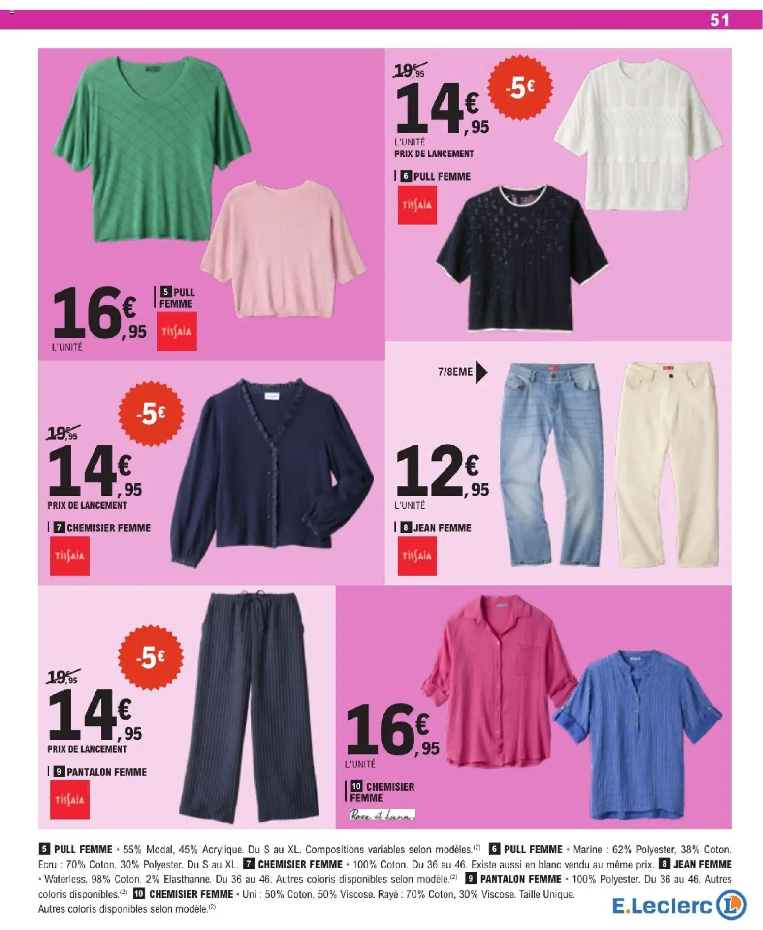 {H1} | Page: 51 | Produits: Jeans, Chemisier, Pantalon, Blouse