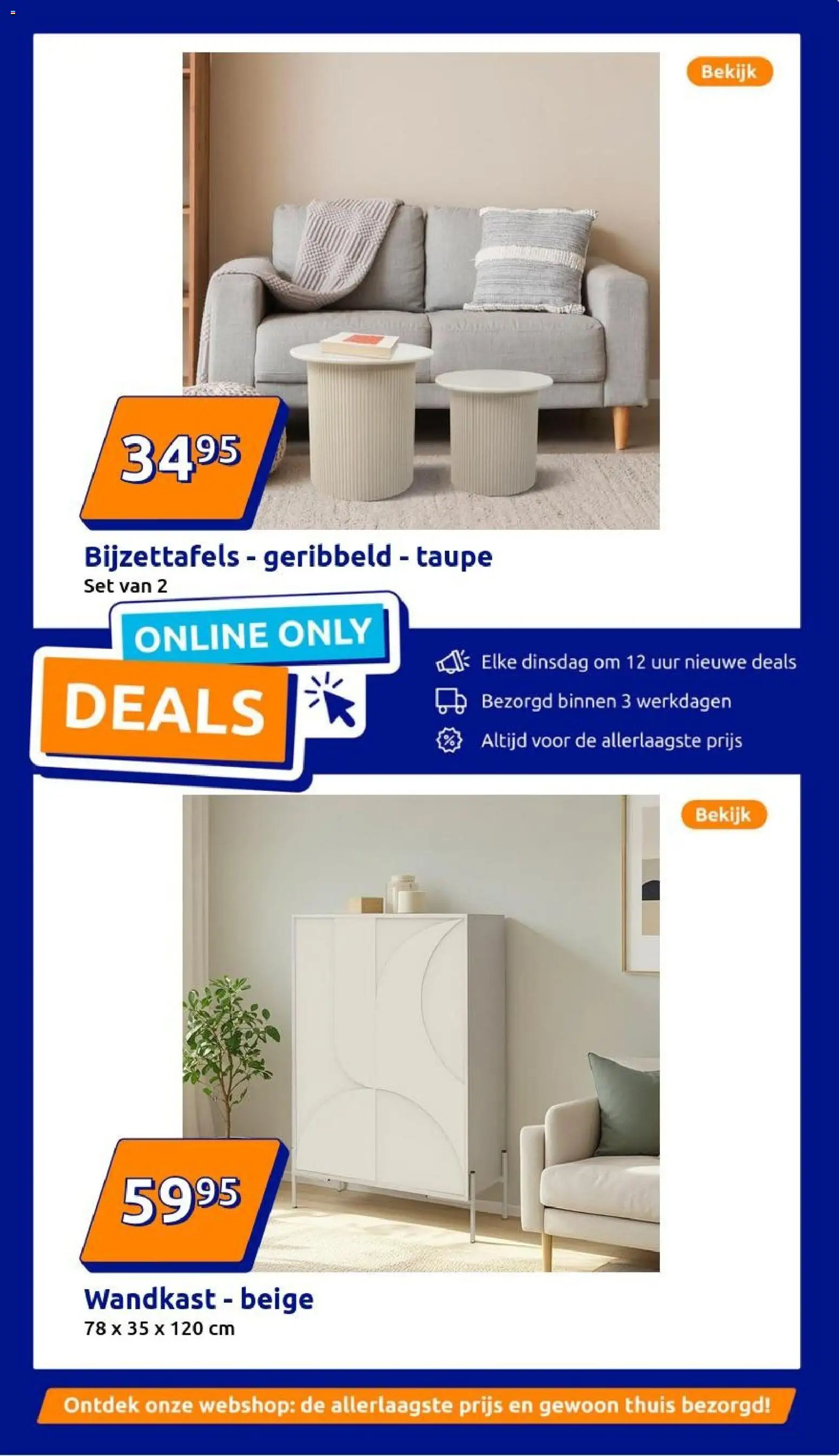 {H1} | Pagina: 31 | Producten: Bijzettafels