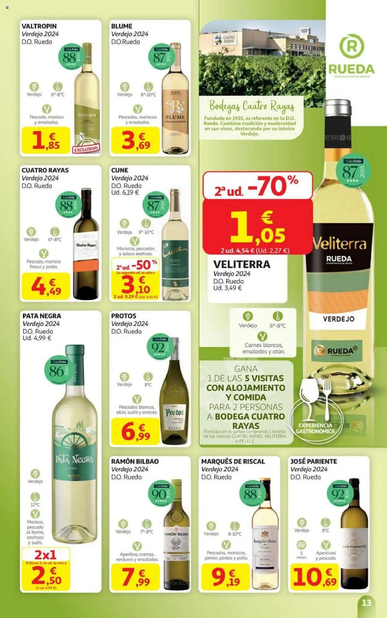 Alcampo - HP Castilla León │ válido desde el 06.10.2025 | Página: 13 | Productos: Pescado, Té, Σιδερώστρα