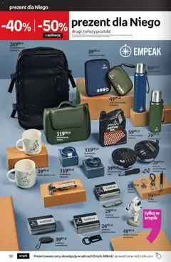 Pogląd oferty "Empik promocje - Tom kultury Zabawki" - ważna od 28.01.2026 | Strona: 36 | Produkty: Bransoletka, Plecak, Multitool, Zestaw narzędzi