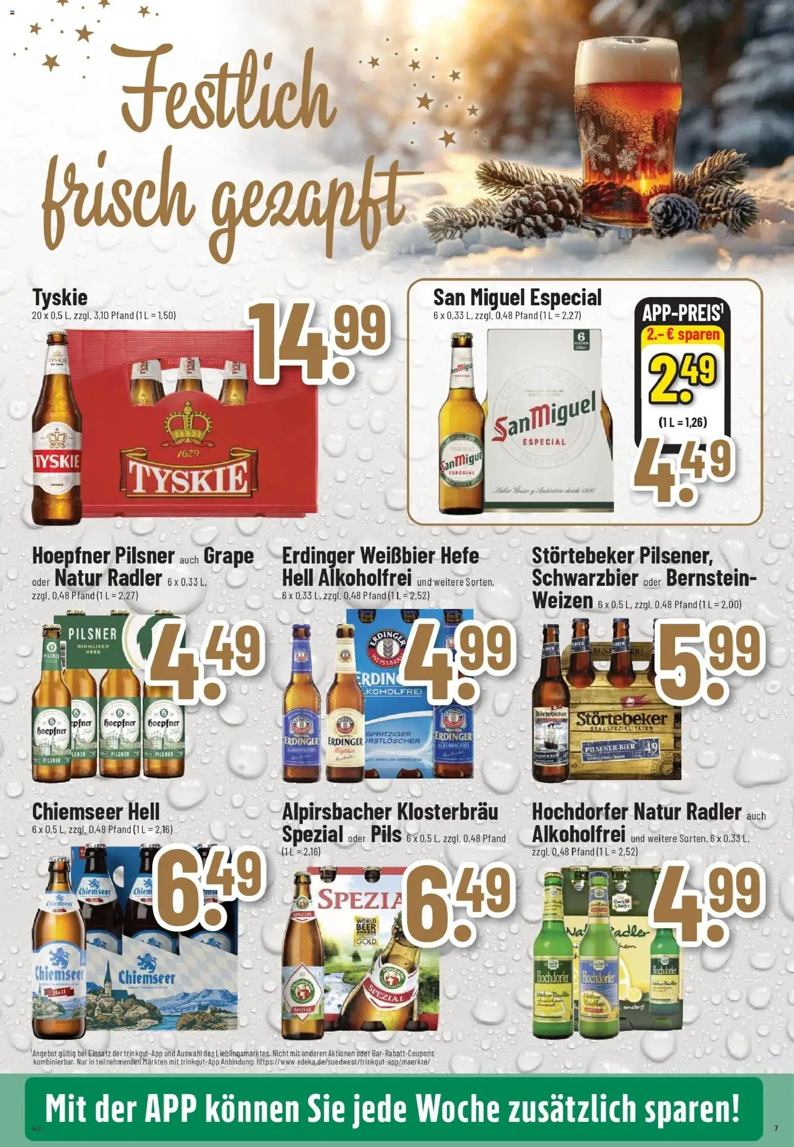 Trinkgut - trinkgut: Wochenangebote – gültig ab 07.12.2025 | Seite: 7 | Produkte: Bier, Weißbier, Pils, Radler