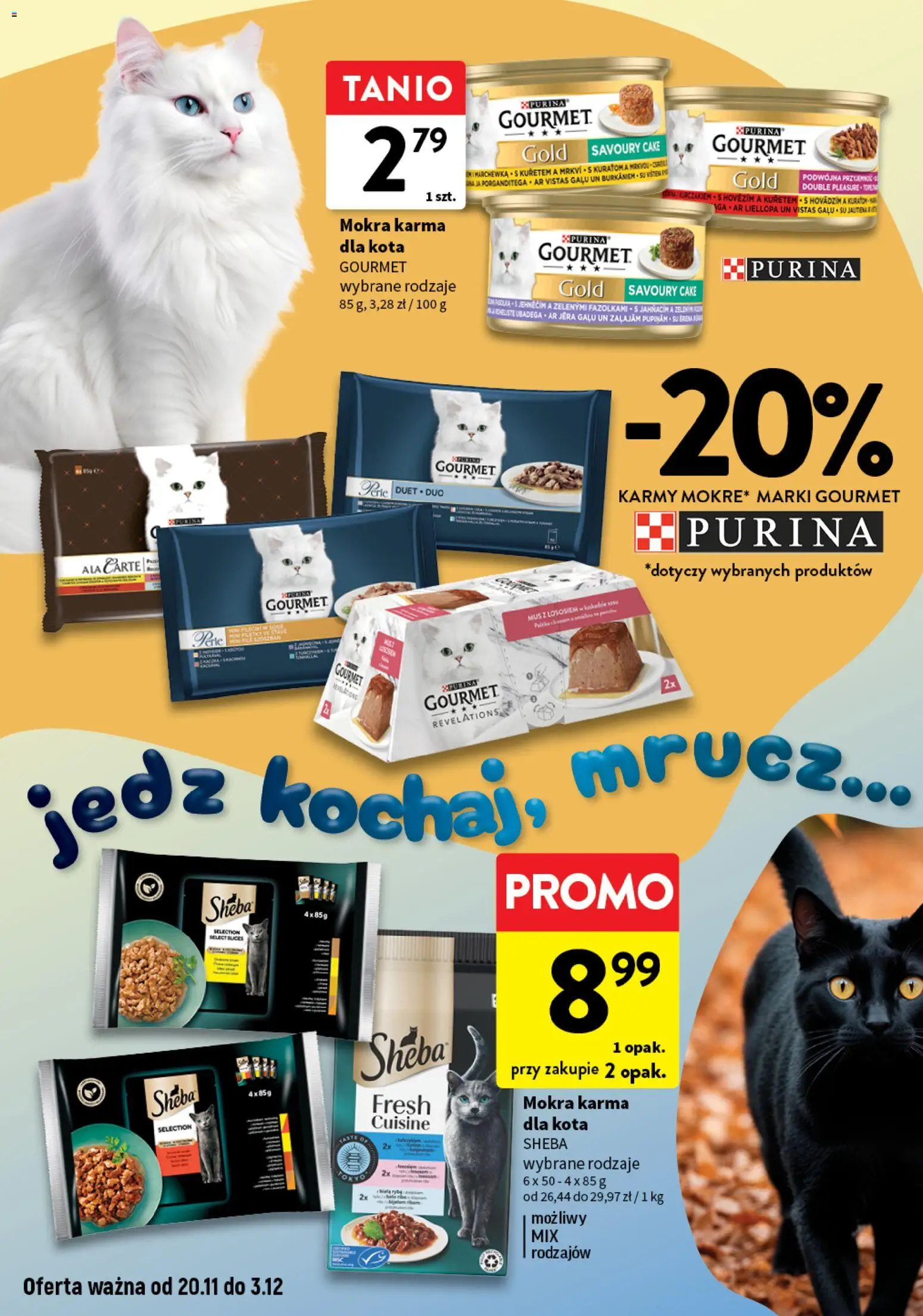 Intermarche Gazetka - Z miłości do pupila od 20.11.2025 | Strona: 6 | Produkty: Karma dla kota, Marchewka