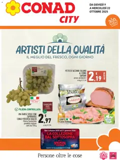 Anteprima del volantino Conad City Piemonte catalogo valido a partire dal 09.10.2025