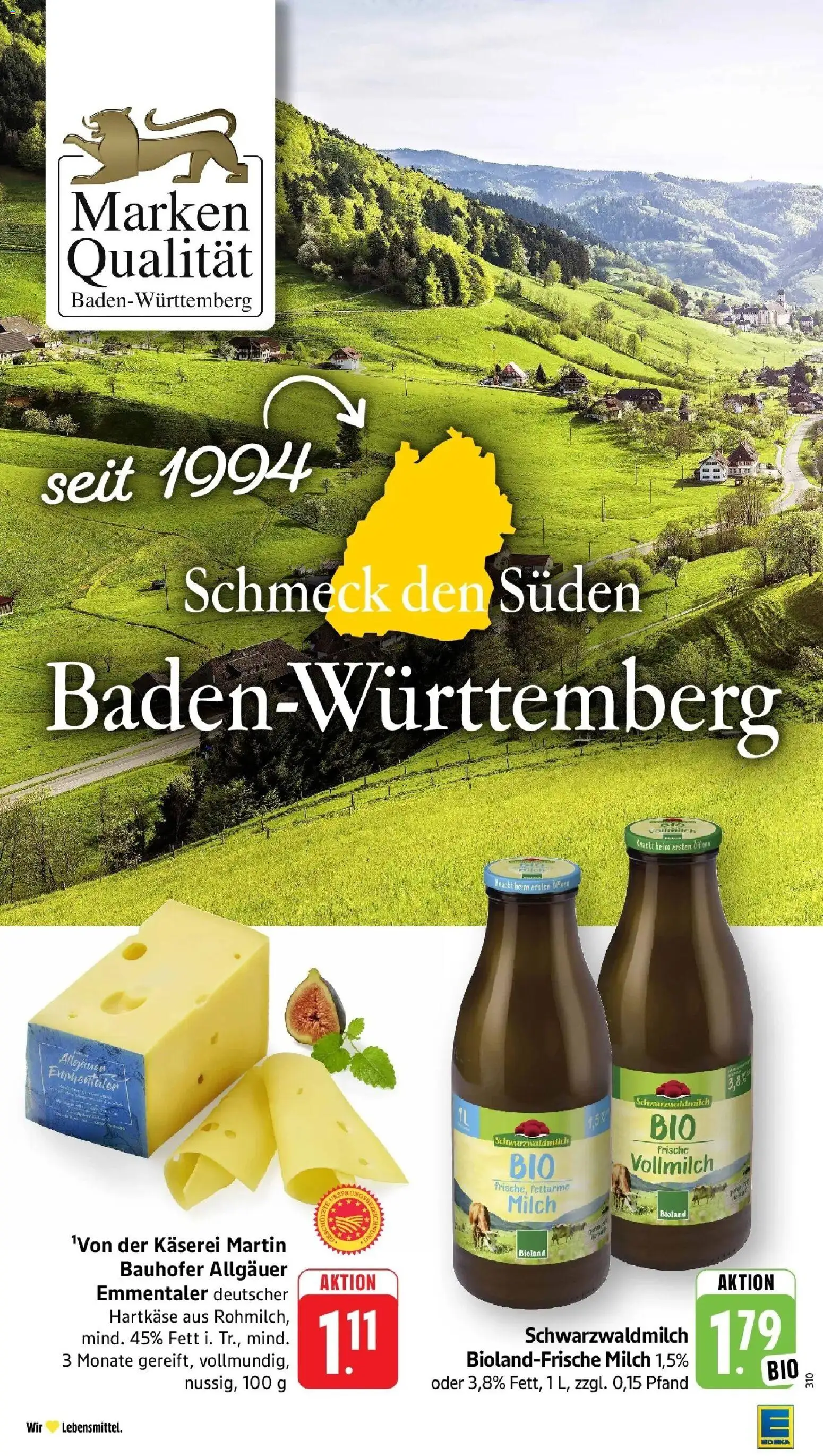 Edeka prospekt Pfalzgrafenweiler	 – gültig ab 15.03.2026 | Seite: 34 | Produkte: Milch