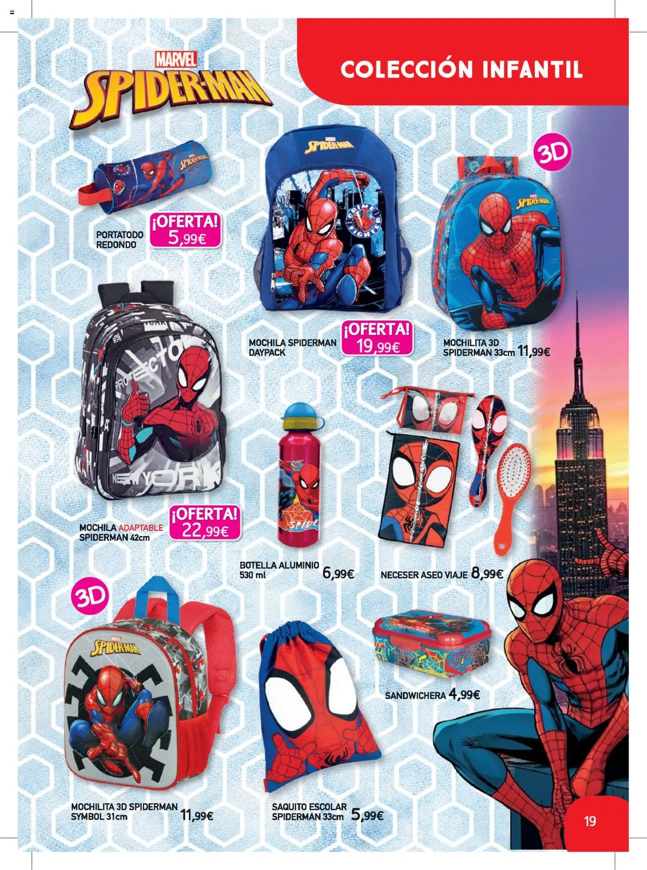 Toy Planet catálogo Vuelta al Cole │ válido desde el 06.08.2025 | Página: 19 | Productos: Mochila, Sandwichera, Neceser