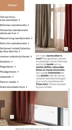 KARWEI - Woonspecial Raamdecoratie 2025 - Voorbeeld van een folder van KARWEI, geldig van 29.09.2025 | Pagina: 3 | Producten: Gordijnen, Pot