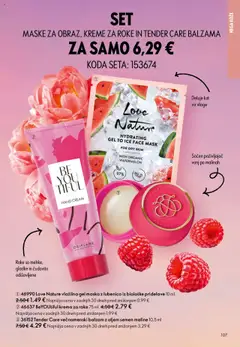 Oriflame katalog akcije – veljaven od 08.10.2025 | Stran: 107 | Izdelki: Krema, Maska, Krema za roke, Maline