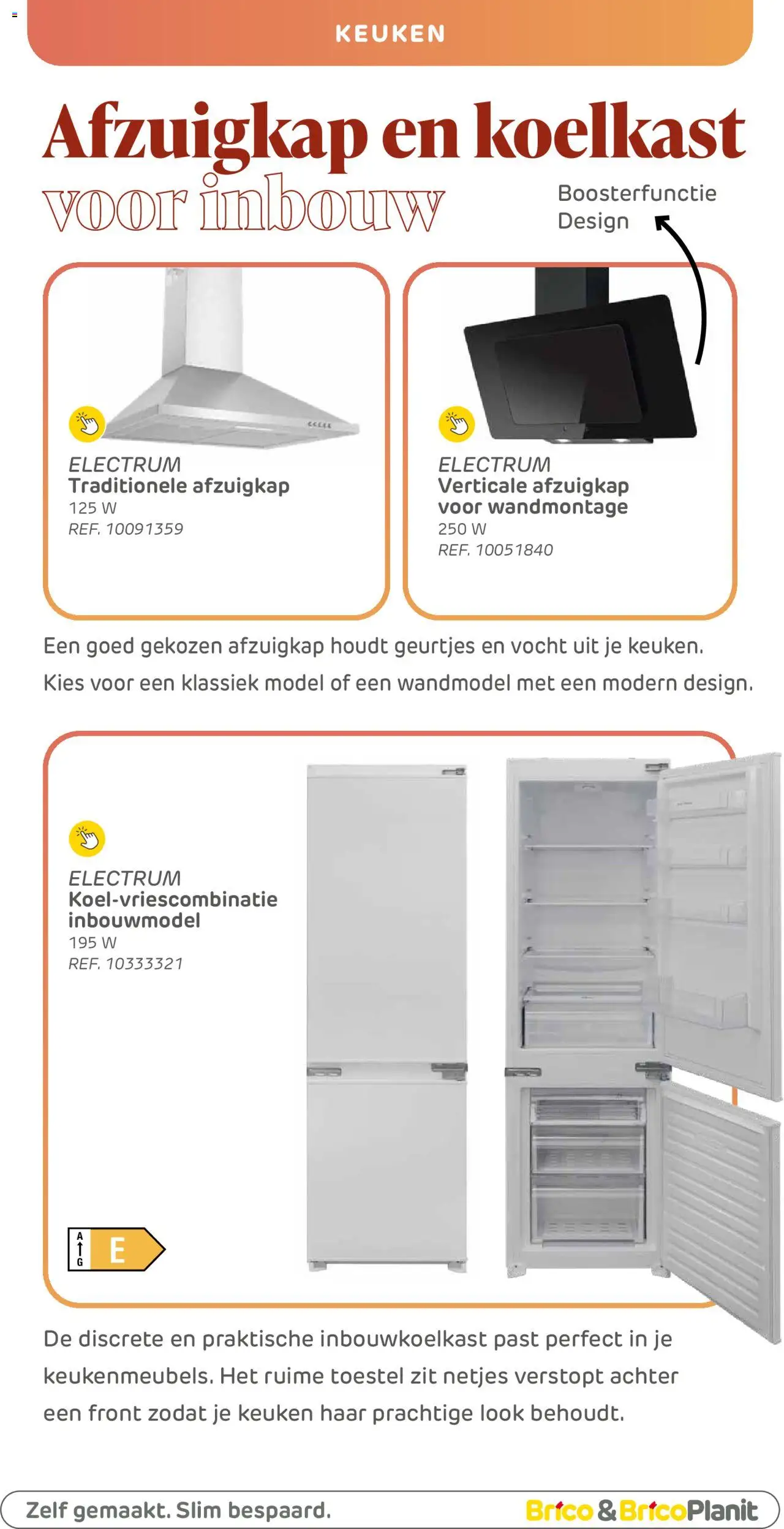 | Pagina: 46 | Producten: Afzuigkap, Koelkast