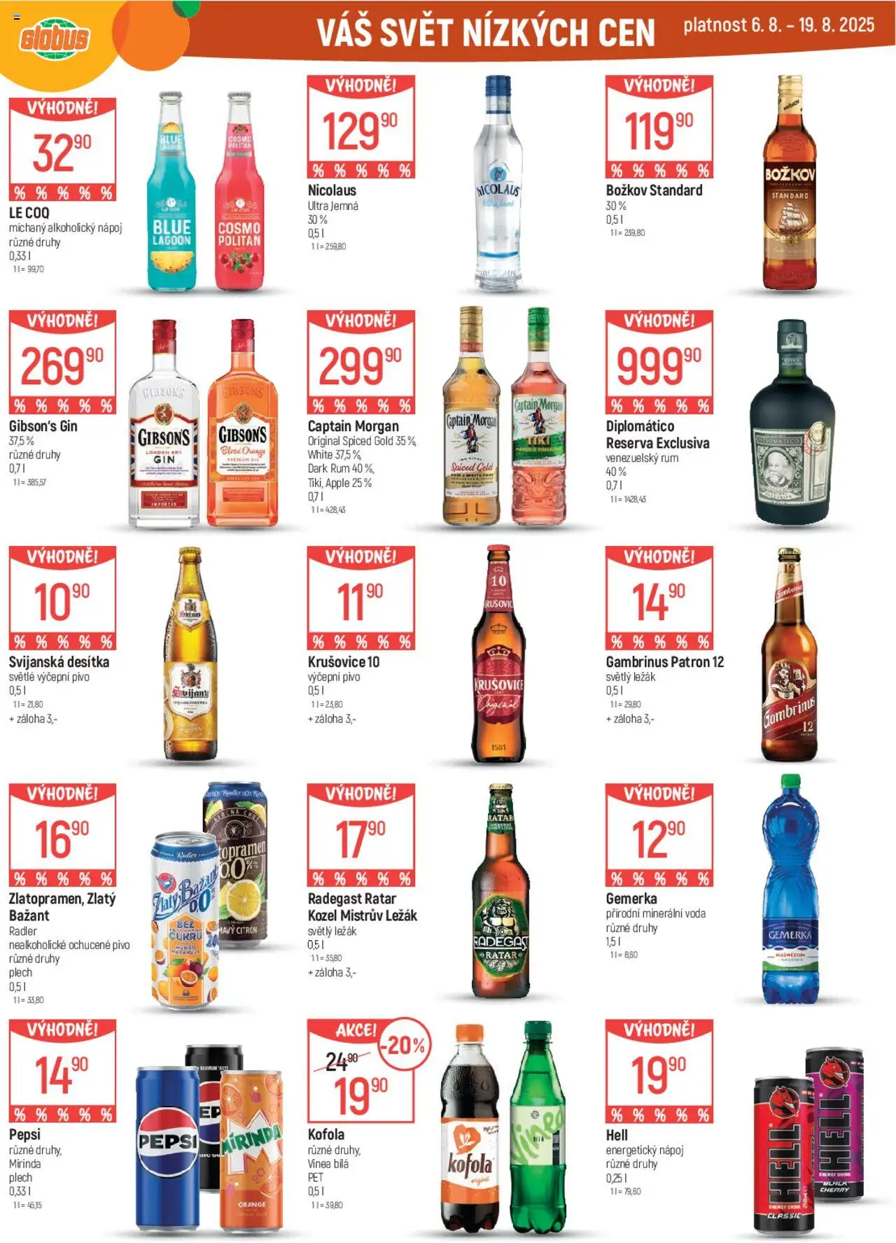 Globus leták od 06.08.2025 | Strana: 25