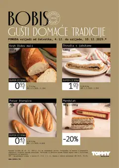 Tommy - Bobis Super ponuda - Pregled kataloga iz trgovine Tommy, vrijedi od 04.12.2025