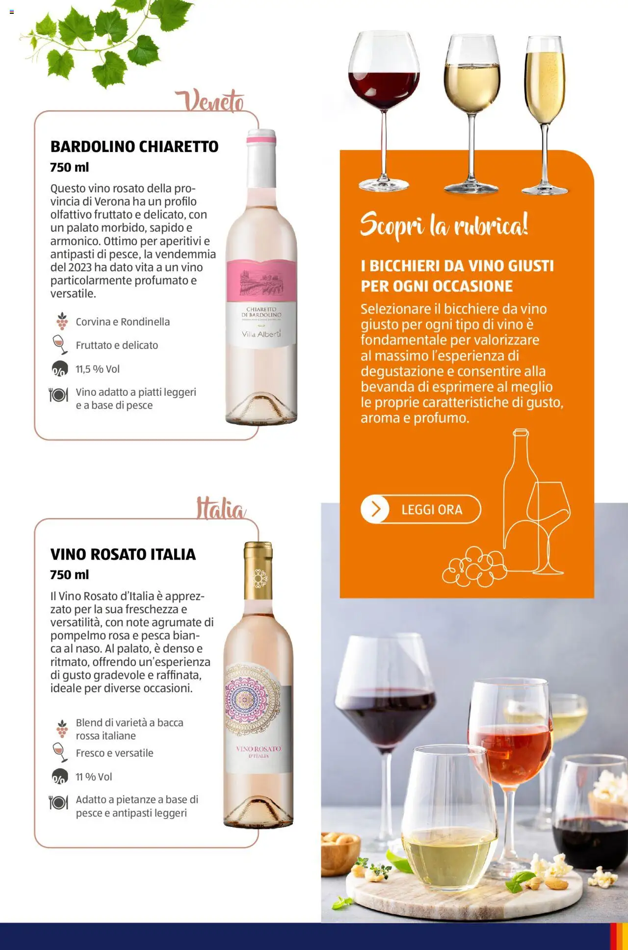 Volantino Aldi del 05.11.2024 | Pagina: 39 | Prodotti: Pesce, Pompelmo, Vino, Pesca