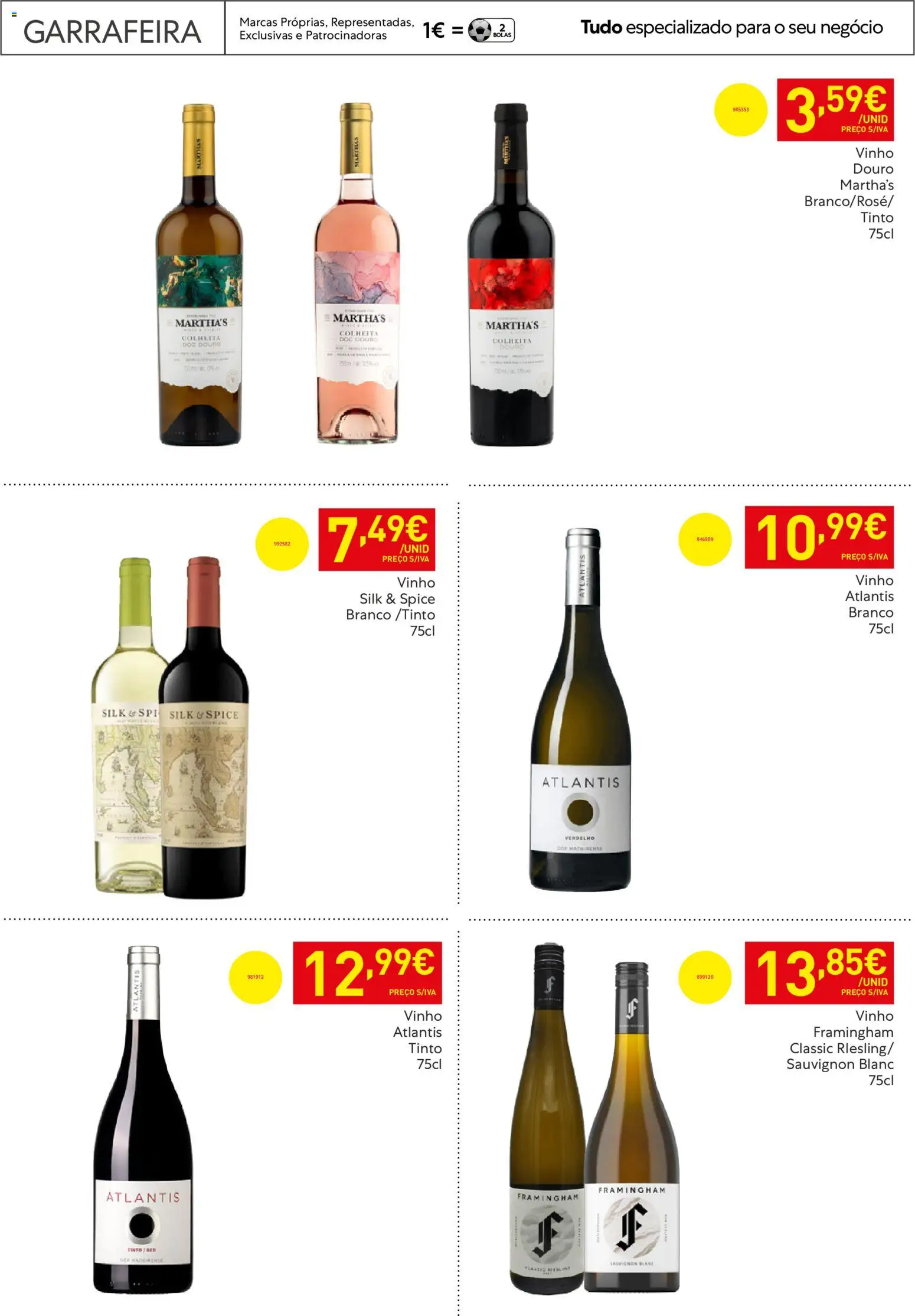 Recheio - Horeca Bons Negócios Madeira │ válido de 07.04.2026 | Página: 30 | Produtos: Vinho