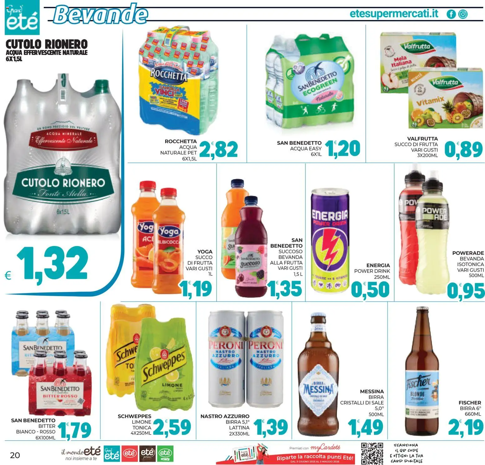 Volantino Eté del 17.04.2026 | Pagina: 20 | Prodotti: Tè, Sale, Acqua naturale, Acqua minerale
