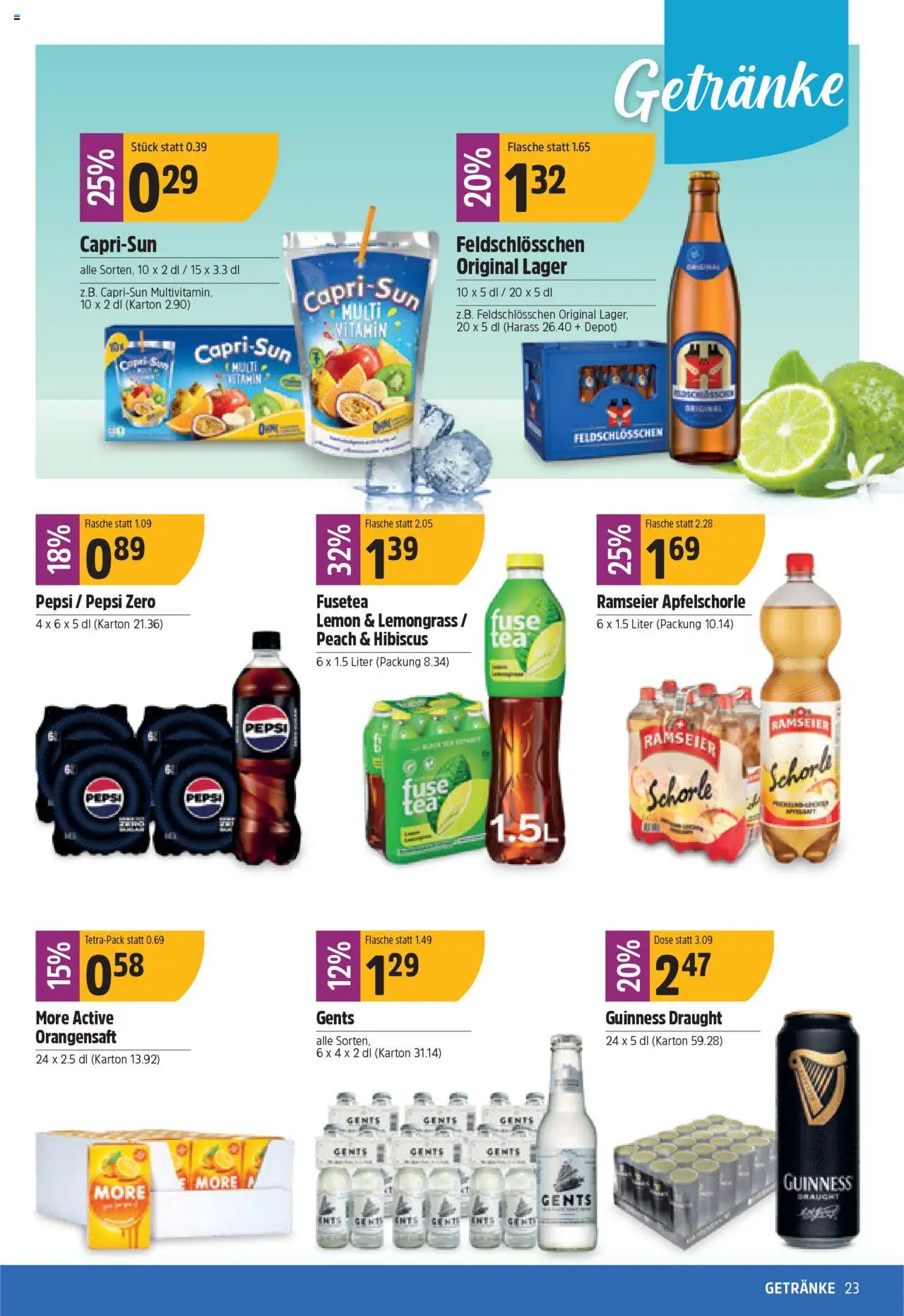 TopCC Aktionen – gültig ab 27.10.2025 | Seite: 23 | Produkte: Ridge, Orangensaft
