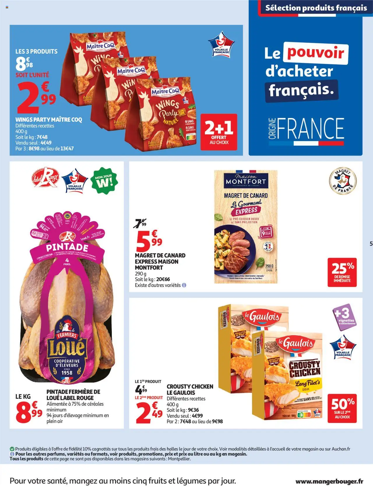  | Page: 5 | Produits: Magret de canard, Volaille, Pintade, Céréales