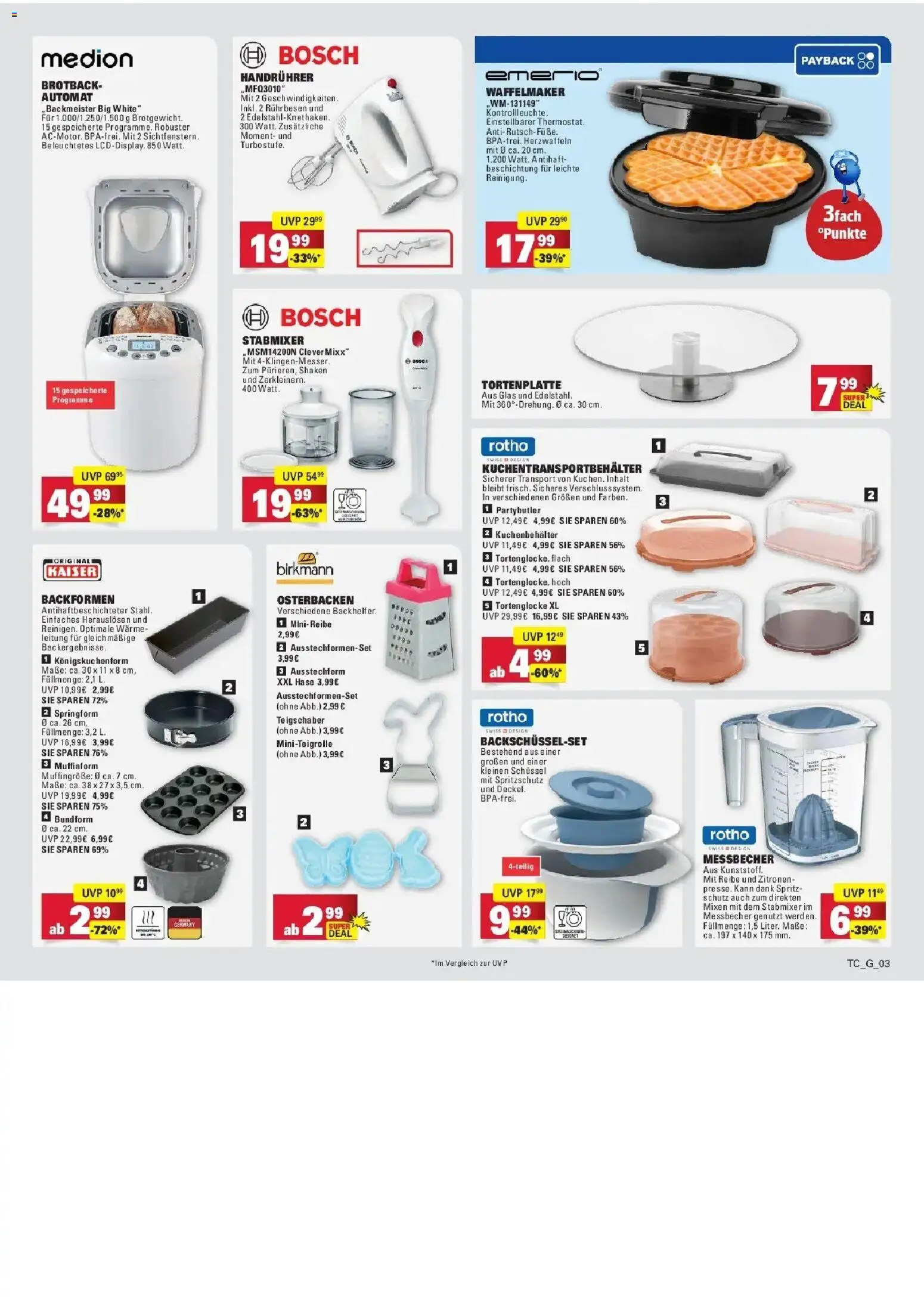 Edeka prospekt Wörth Am Rhein	 – gültig ab 09.03.2026 | Seite: 70 | Produkte: Bosch, Mixer, Stabmixer, Zitronen