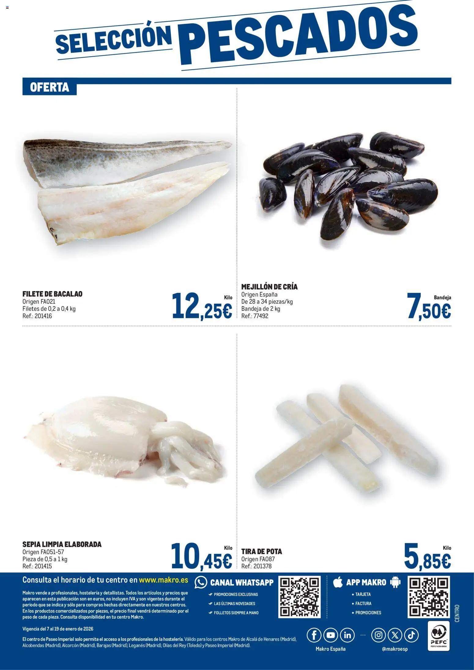 Makro - Fresco │ válido desde el 07.01.2026 | Página: 4 | Productos: Peso, Filete, Bandeja