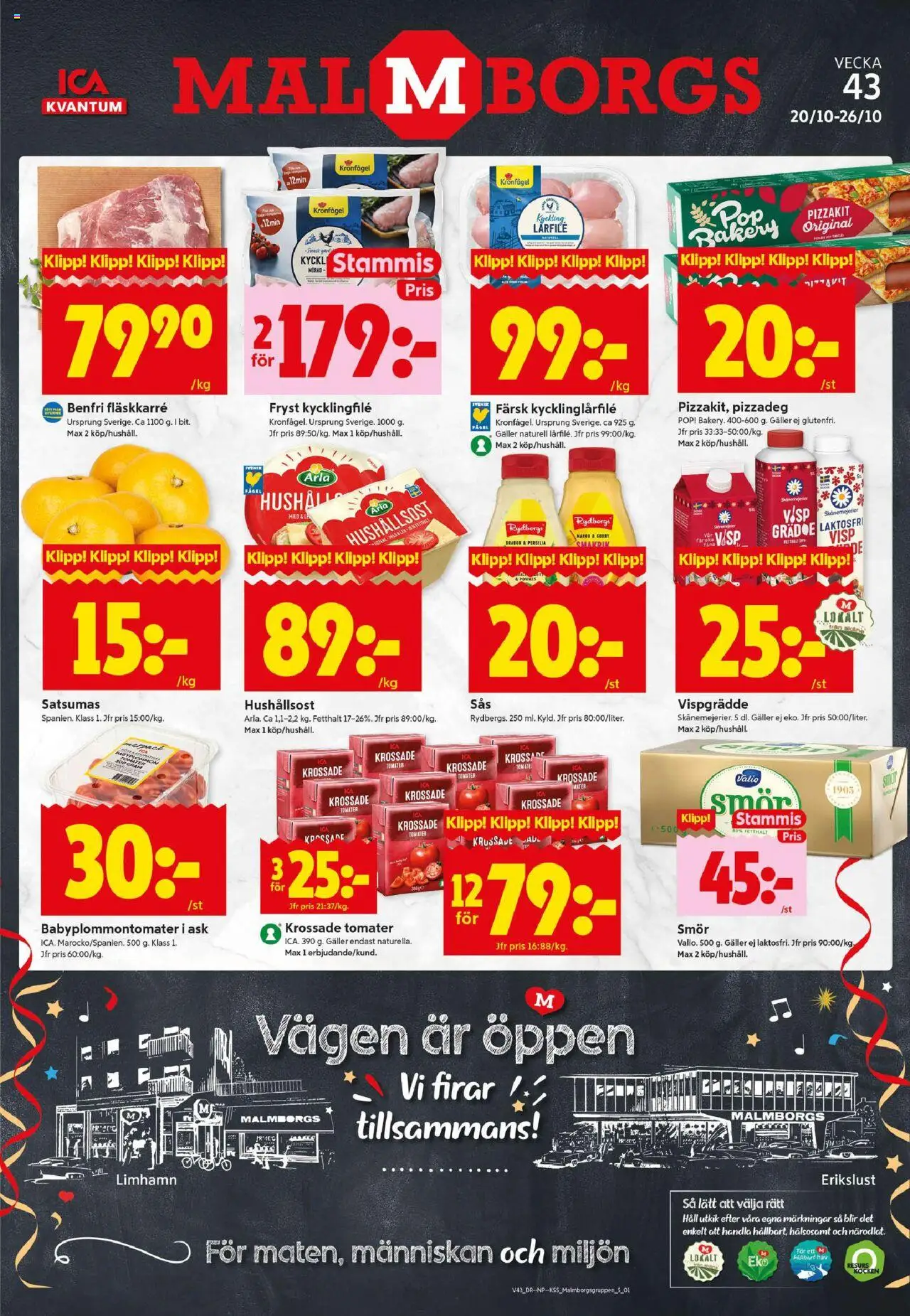 ICA Kvantum reklamblad aktuell från 20.10.2025 | Sida: 1