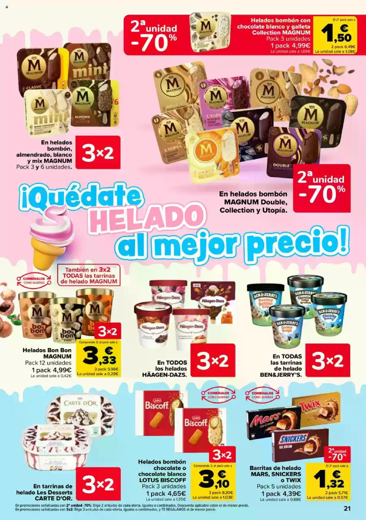 Carrefour folleto │ válido desde el 26.06.2025 | Página: 20 | Productos: Chocolate, Helado