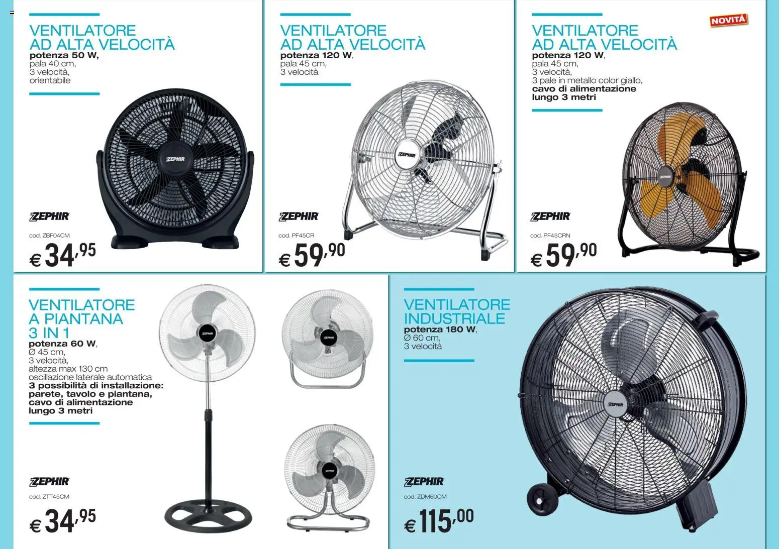 Volantino Brico OK del 05.03.2026 | Pagina: 4 | Prodotti: Ventilatore, Cavo, Tavolo