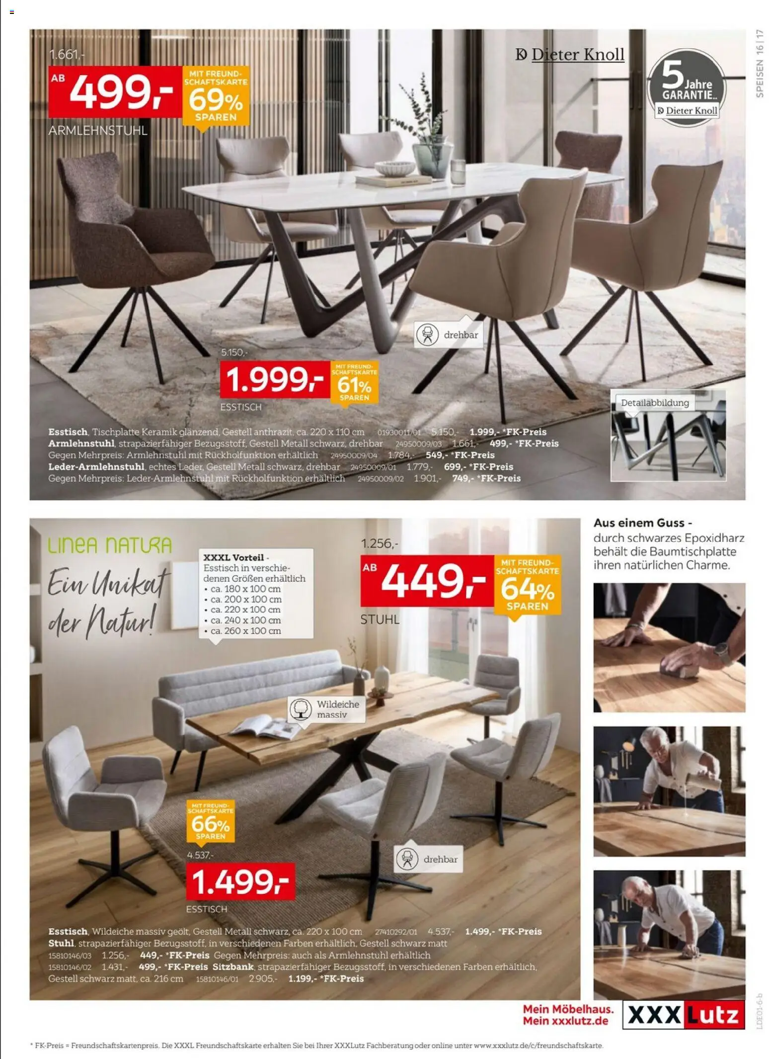 XXXL Lutz Prospekt 	 – gültig ab 02.01.2026 | Seite: 17 | Produkte: Esstisch, Stuhl