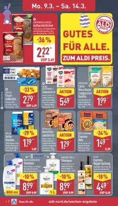 Aldi Prospekt 	 ab 09.03.2026 gültig | Seite: 7 | Produkte: Head & shoulders, Frosta, Kartoffeln, Reis