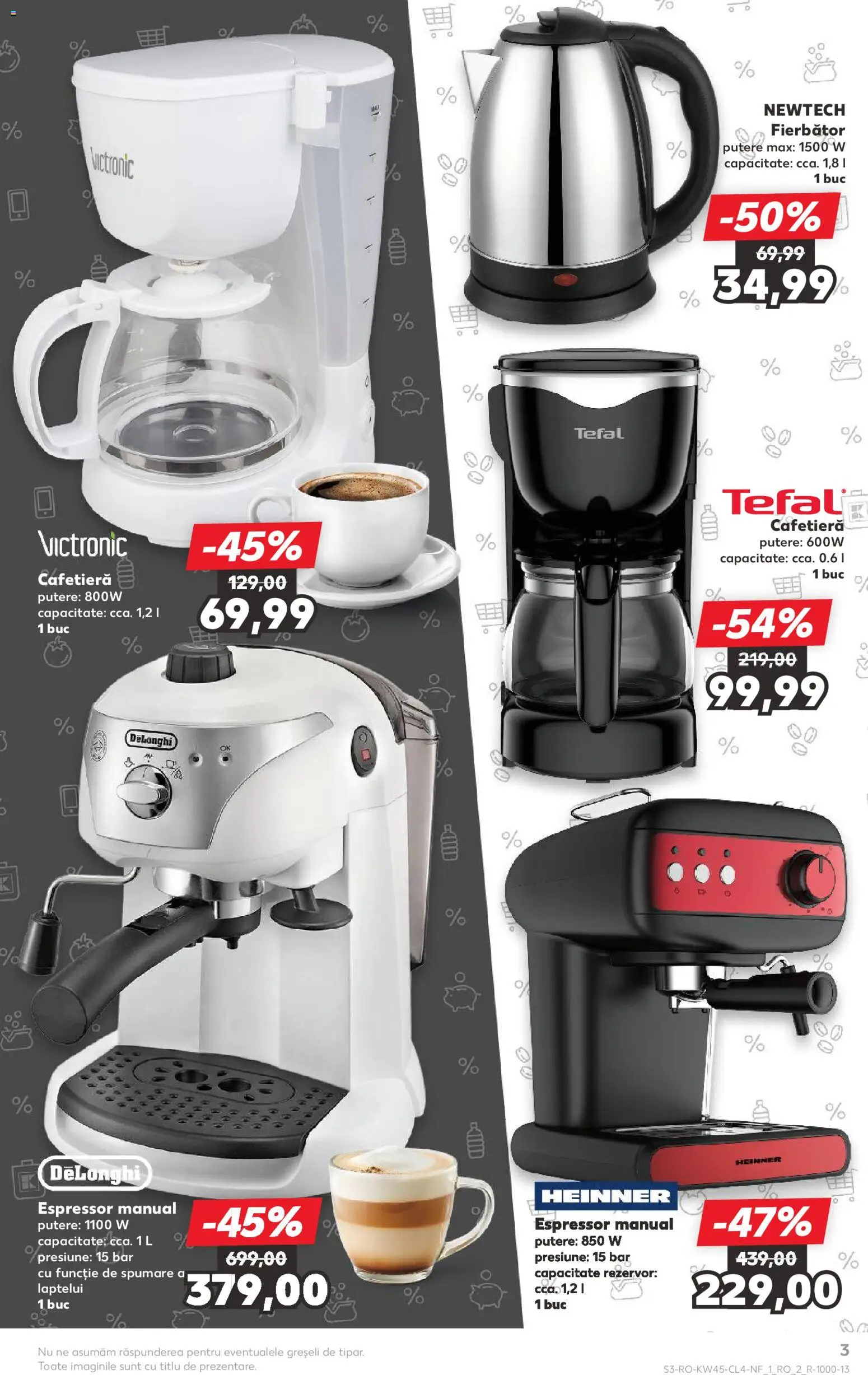 Kaufland RO akciós ujság - amely érvényes a következő dátumtól: 05.11.2025 | Oldal: 3 | Termékek: Tefal