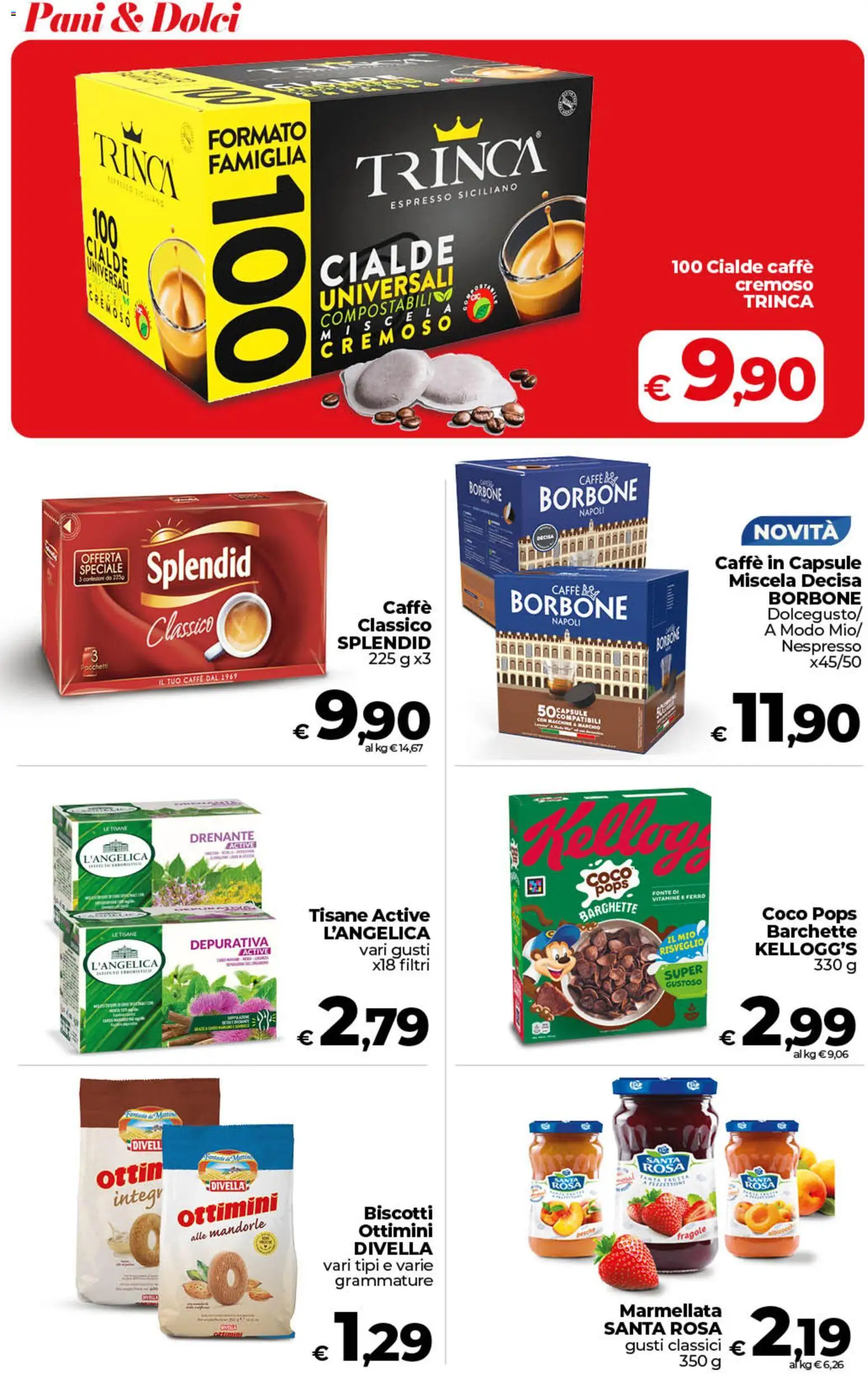 Volantino COOP del 24.02.2026 | Pagina: 29 | Prodotti: Caffè, Biscotti, Mandorle, Caffe in capsule